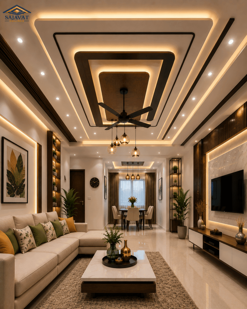 Living Room Ceiling — design 57