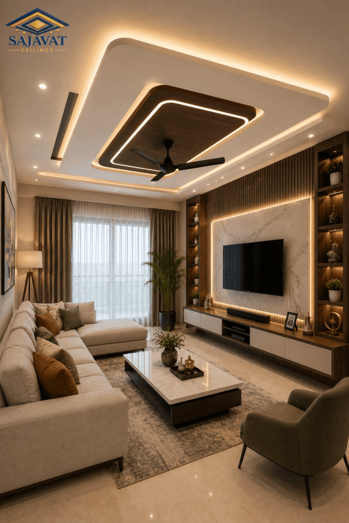 Living Room Ceiling — design 41