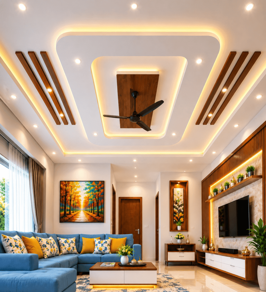 Living Room Ceiling — design 11