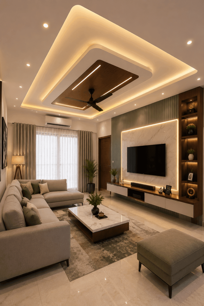 Living Room Ceiling — design 29