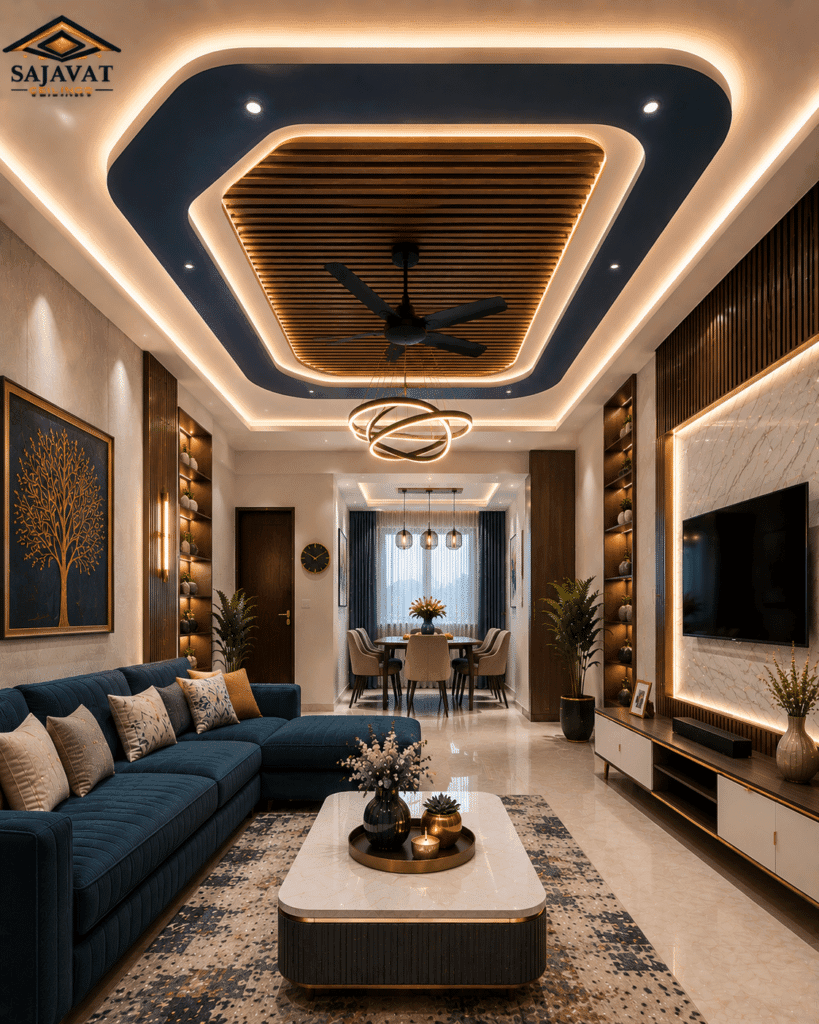 Living Room Ceiling — design 69