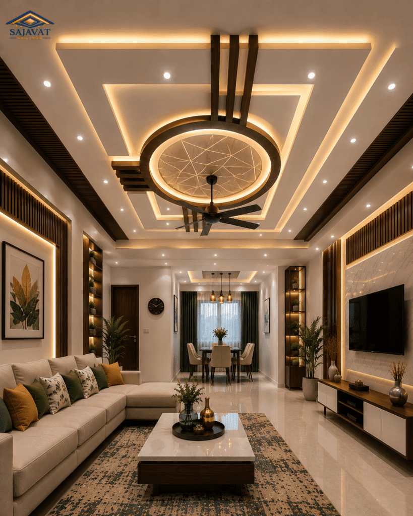 Living Room Ceiling — design 56