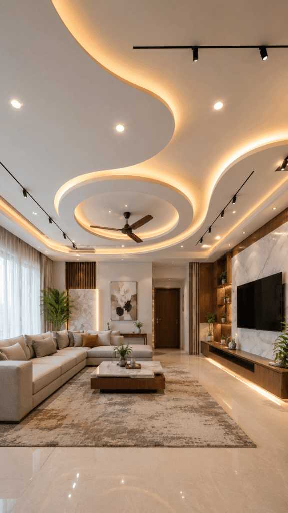 Living Room Ceiling — design 34