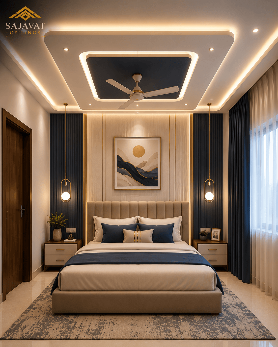 Bedroom Ceiling — design 25