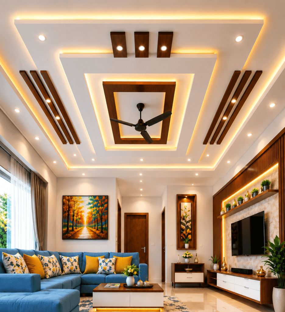 Living Room Ceiling — design 14
