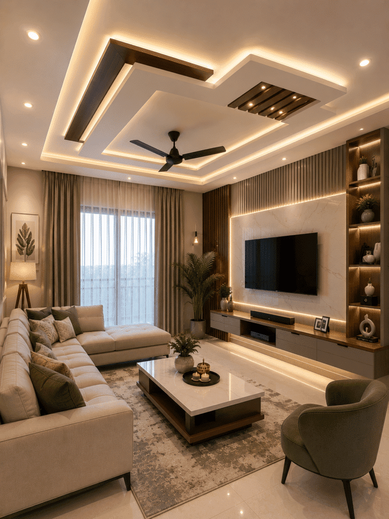 Living Room Ceiling — design 37