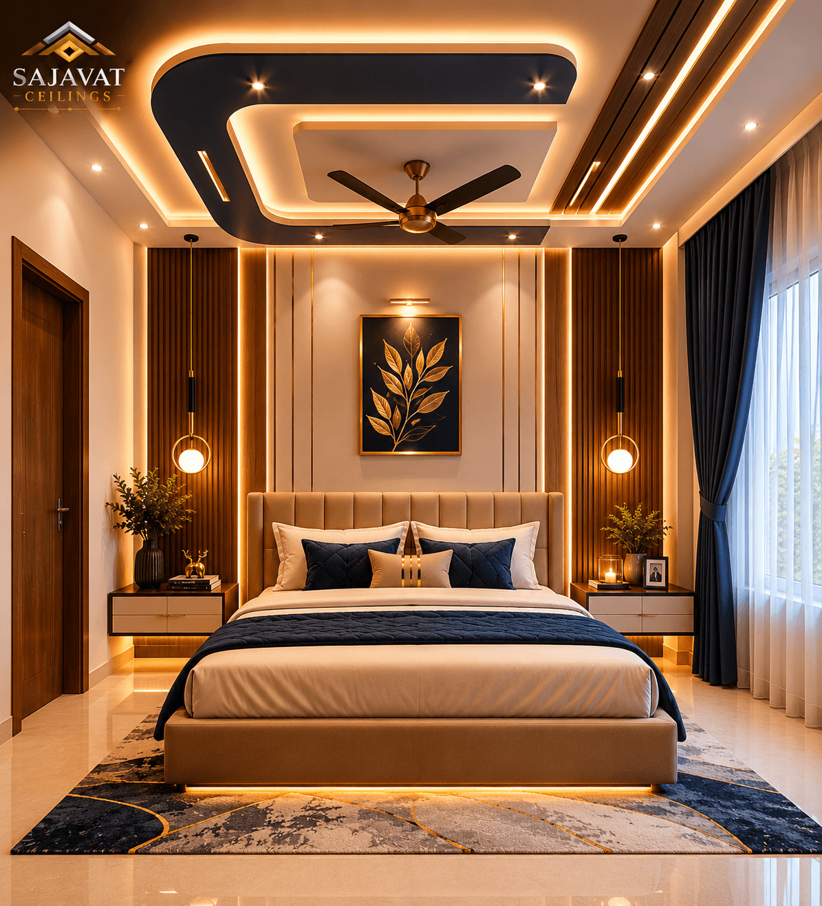 Bedroom Ceiling — design 21