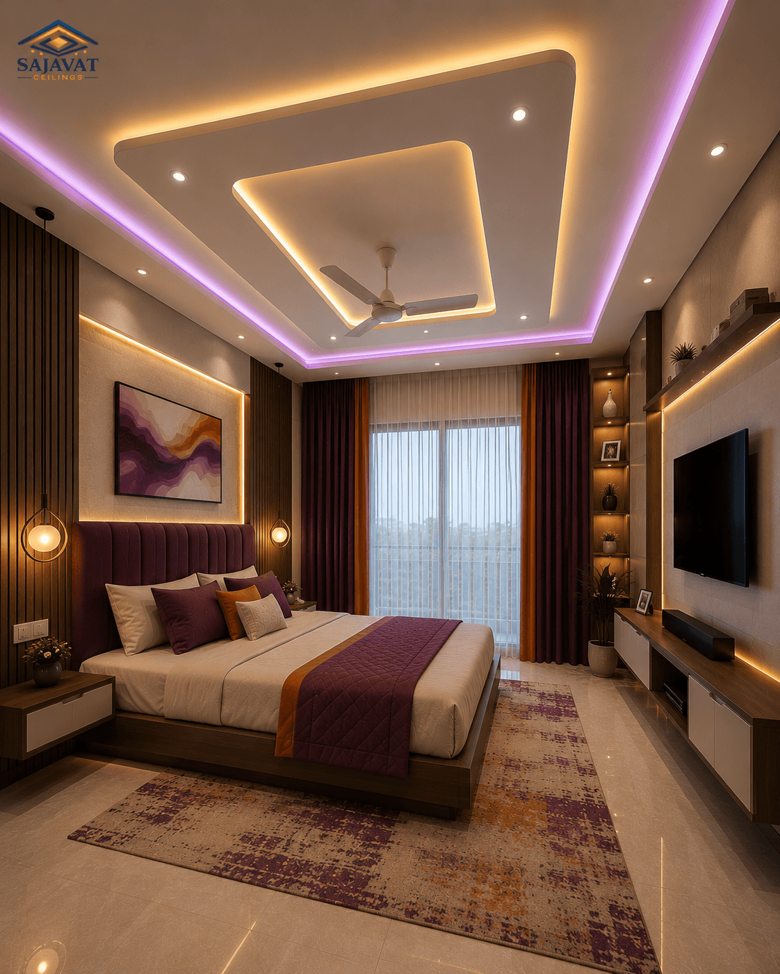 Bedroom Ceiling — design 12