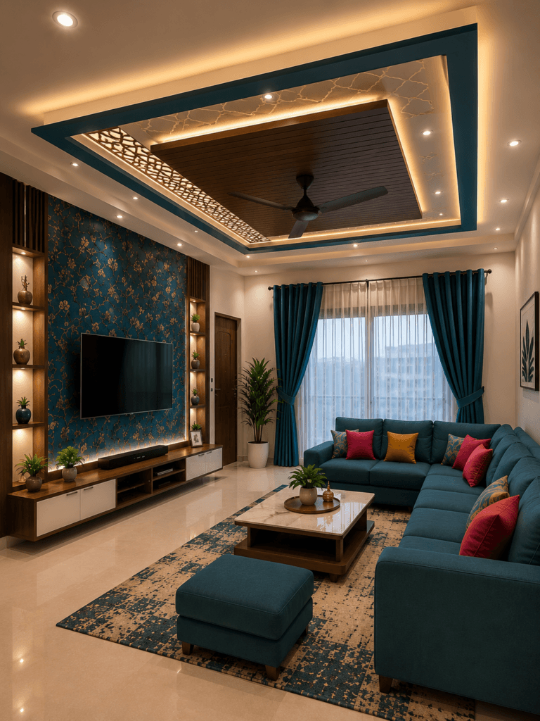 Living Room Ceiling — design 48