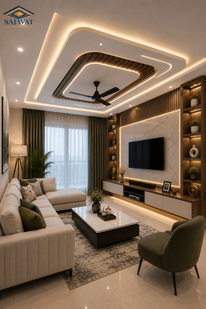 Living Room Ceiling — design 40