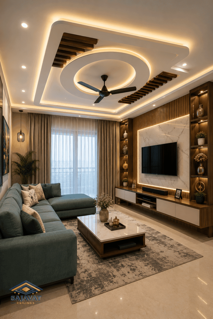 Living Room Ceiling — design 39